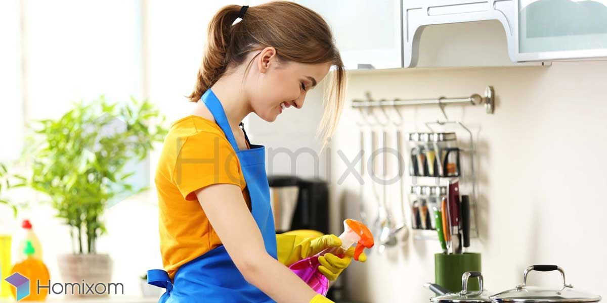 نظافت آشپزخانه با از بین بردن چربی‌ها بخش دوم
