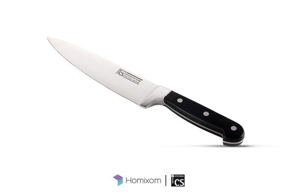 چاقو آشپزخانه تیغه پهن 20 سانتی متر سی اس مدل PREMIUM