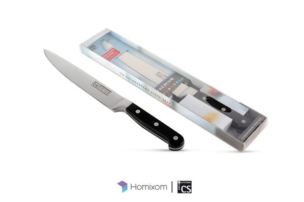 چاقو آشپزخانه تیغه باریک 20 سانتی متری سی اس مدل PREMIUM