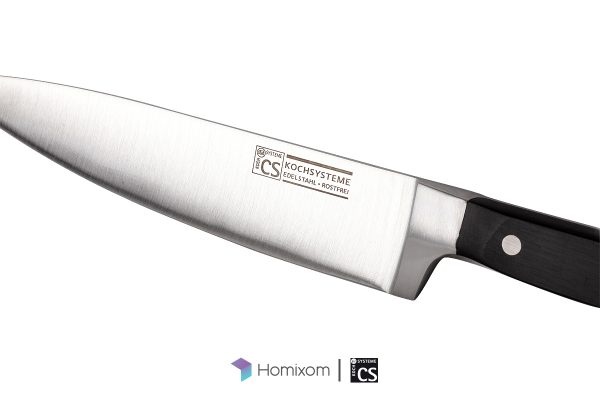 چاقو آشپزخانه تیغه پهن 20 سانتی متر سی اس مدل PREMIUM
