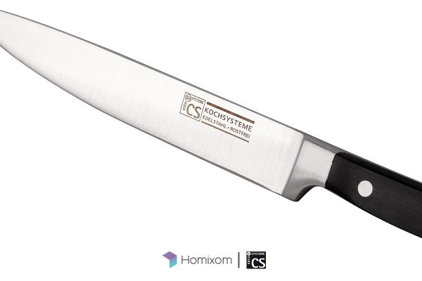 چاقو آشپزخانه تیغه باریک 20 سانتی متری سی اس مدل PREMIUM